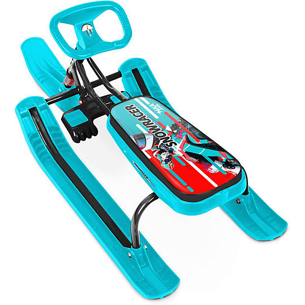 

Снегокат Nika-Kids "Тимка спорт 1" Nika kids sportbike, чёрный, Разноцветный