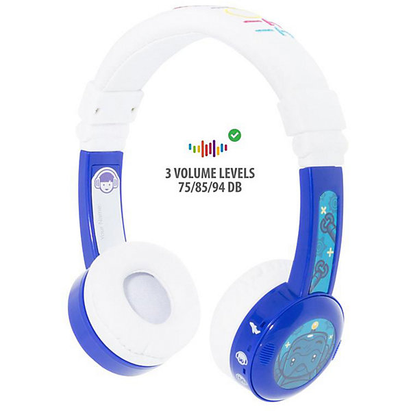 

Наушники Buddyphones InFlight Blue, синие, Синий