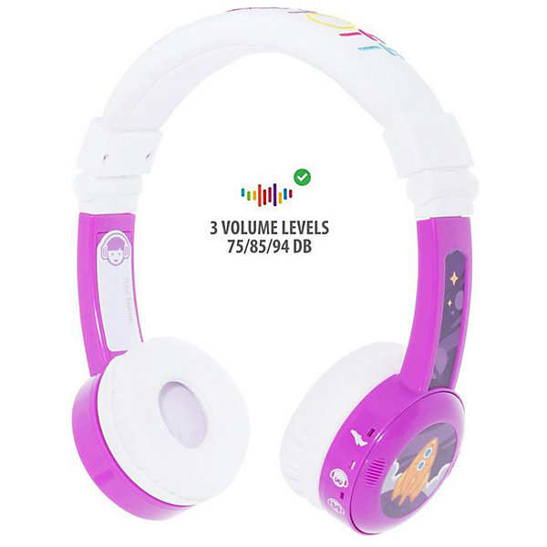 фото Наушники Buddyphones InFlight Purple, фиолетовые