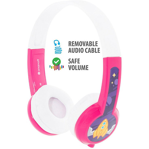 

Наушники Buddyphones Explore Pink, розовые, Розовый