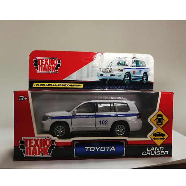

Машинка Технопарк "Toyota Land Cruiser" Полиция, 12,5 см