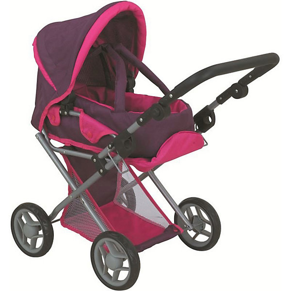 

Коляска для кукол Buggy Boom Infinia, розово-сиреневая, Сиреневый, Коляска для кукол Buggy Boom Infinia, розово-сиреневая