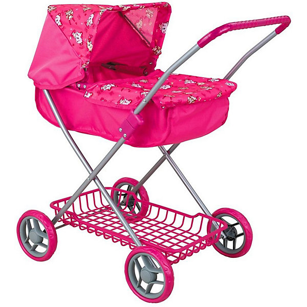 

Коляска для кукол Buggy Boom Mixy, розовая, Розовый