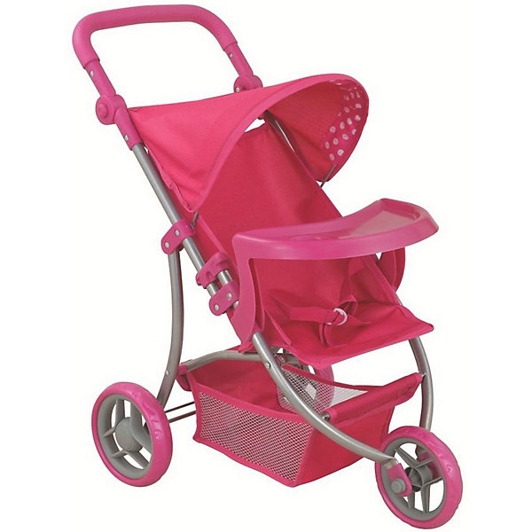 

Коляска для кукол Buggy Boom Nadin, розовая, Розовый