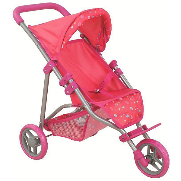 

Коляска для кукол Buggy Boom Nadin, розовая, Розовый