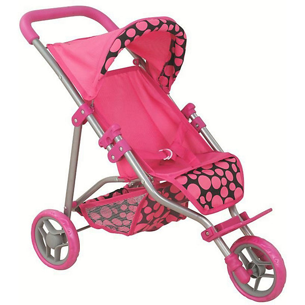 

Коляска для кукол Buggy Boom Nadin, розовая, Розовый