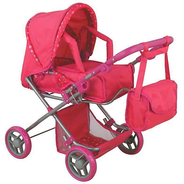

Коляска для кукол Buggy Boom Infinia, розовая, Розовый