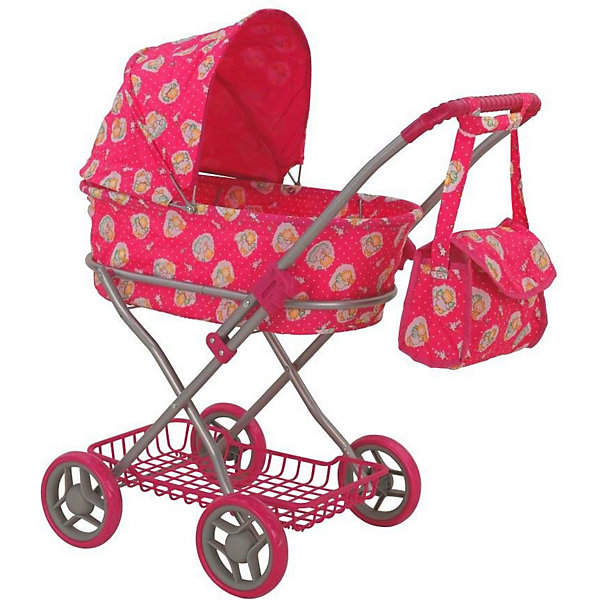 фото Коляска для кукол Buggy Boom Mixy, розовая