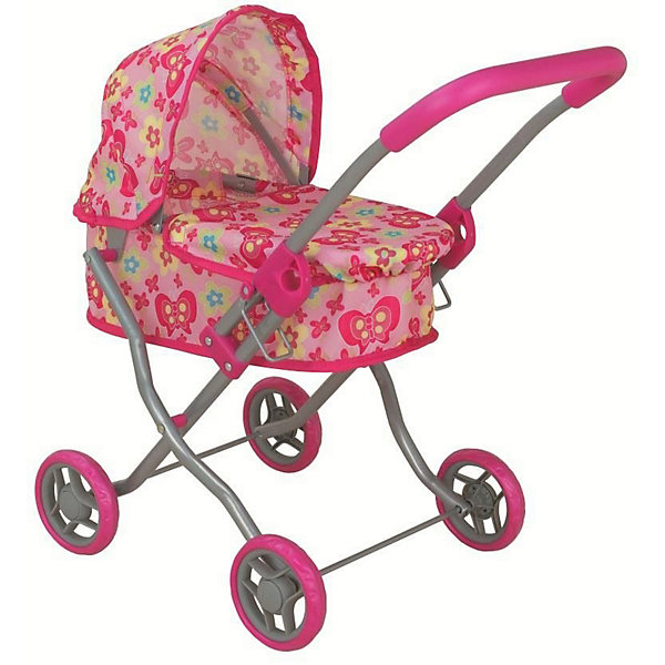 

Коляска для кукол Buggy Boom Mixy, розовая, Розовый