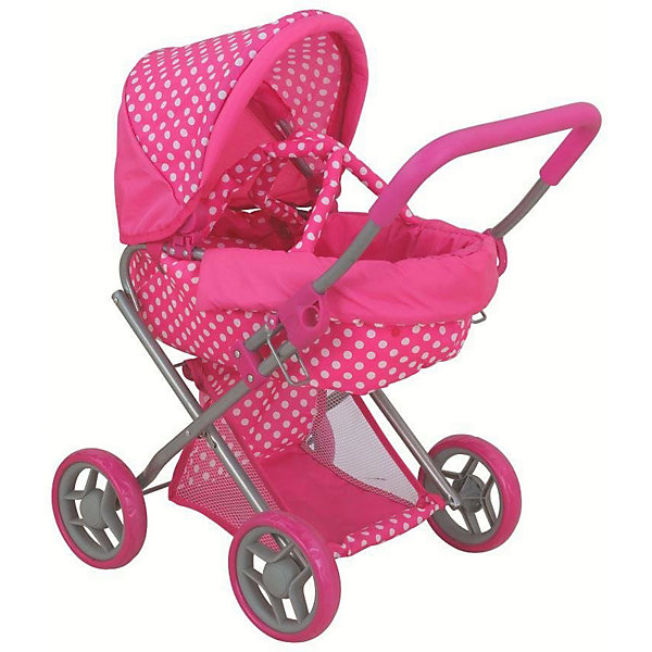 

Коляска для кукол Buggy Boom Infinia, розовая, Розовый