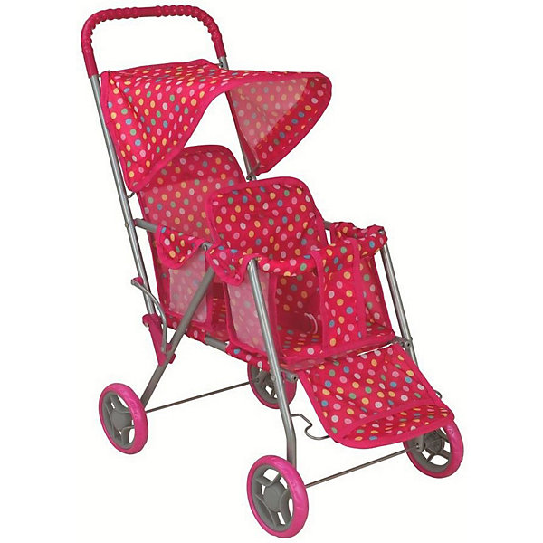 

Коляска для кукол Buggy Boom Mixy, розовая, Розовый