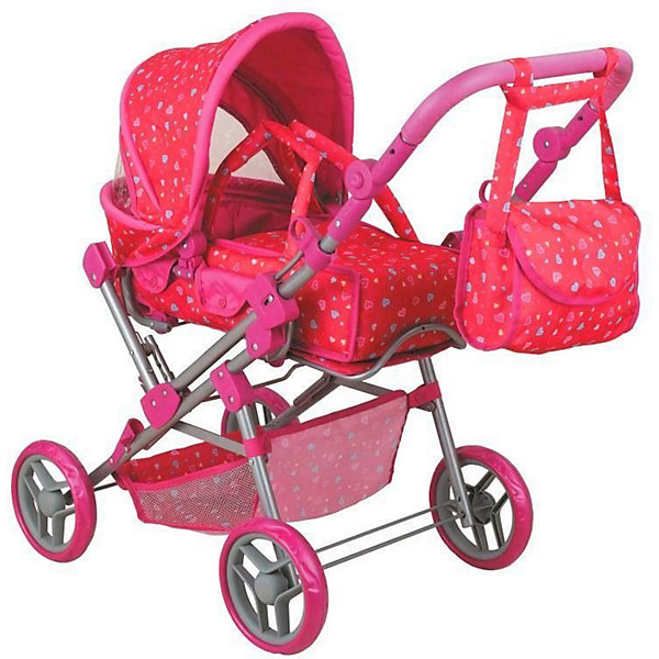 

Коляска для кукол Buggy Boom Infinia, розовая, Розовый