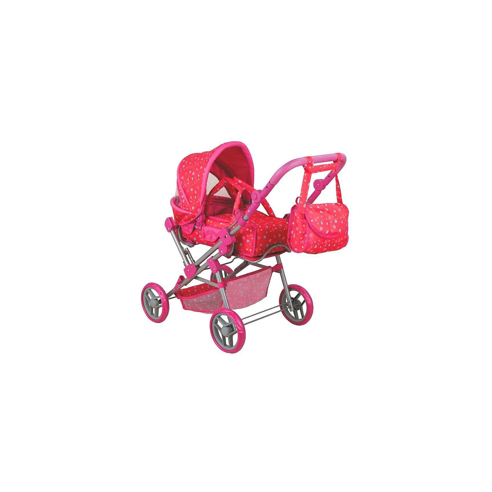фото Коляска для кукол Buggy Boom Infinia, розовая