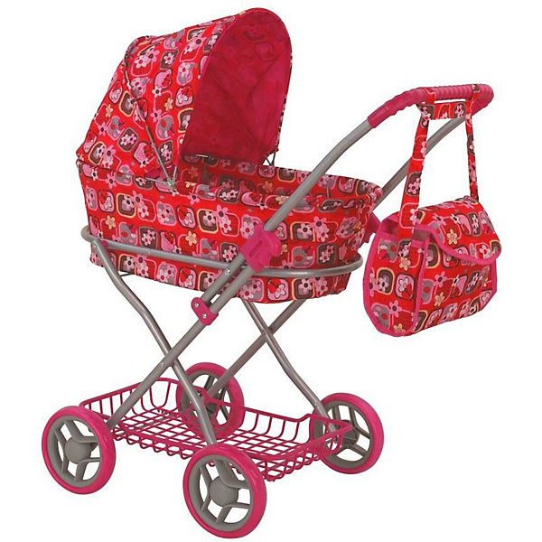 фото Коляска для кукол Buggy Boom Mixy, красная