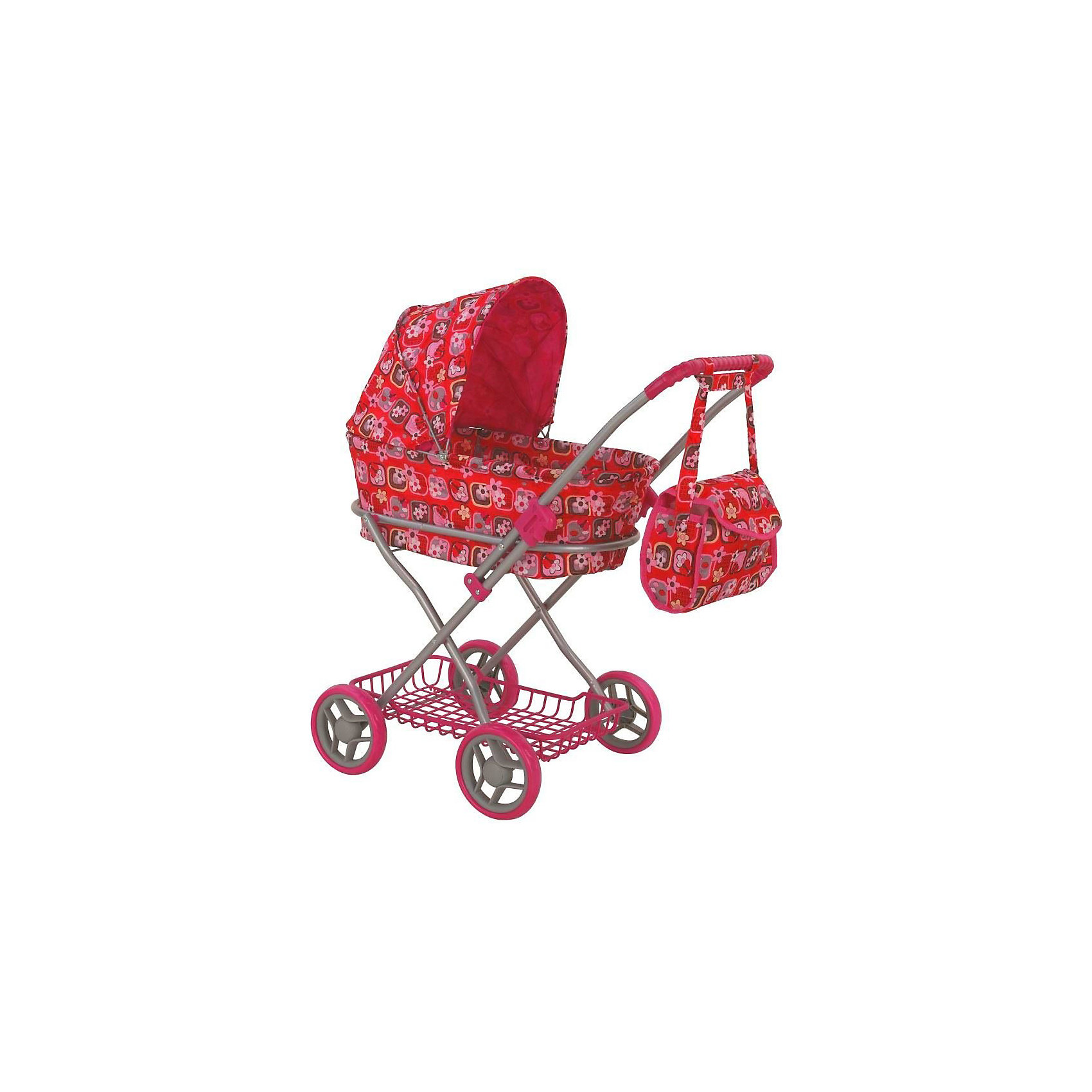 фото Коляска для кукол Buggy Boom Mixy, красная