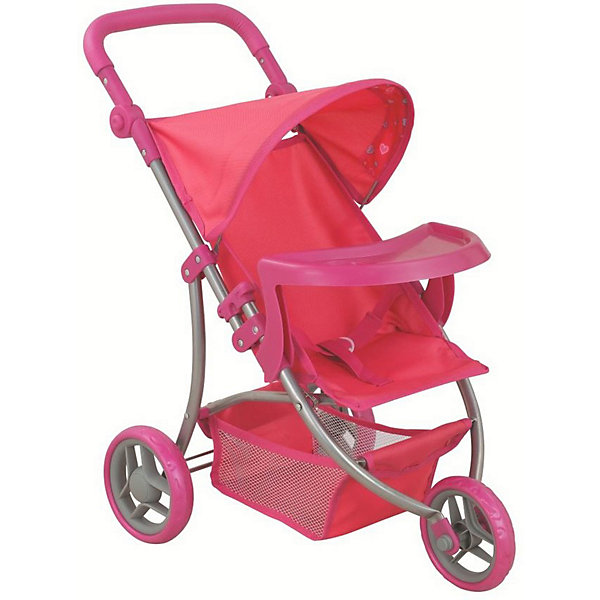 

Коляска для кукол Buggy Boom Nadin, розовая, Розовый