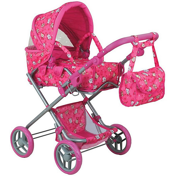 

Коляска для кукол Buggy Boom Infinia, розовая, Розовый