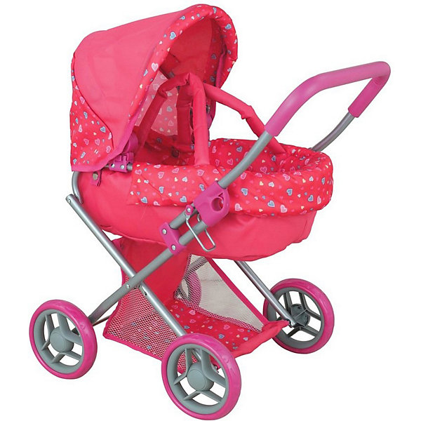 

Коляска для кукол Buggy Boom Infinia, розовая, Розовый