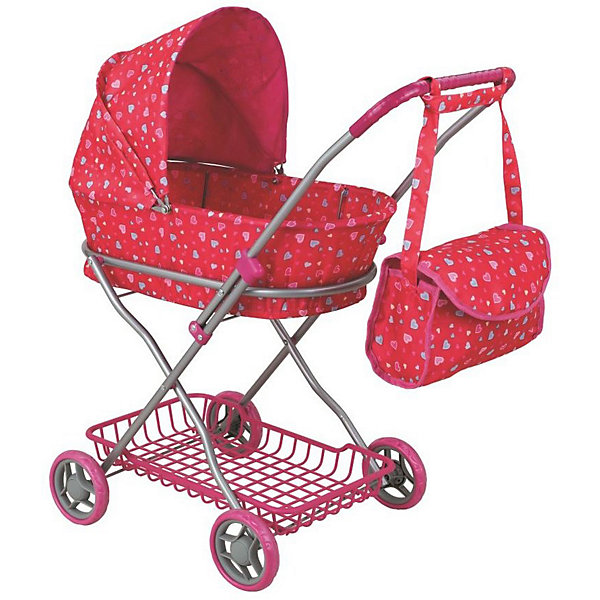

Коляска для кукол Buggy Boom Mixy, розовая, Розовый
