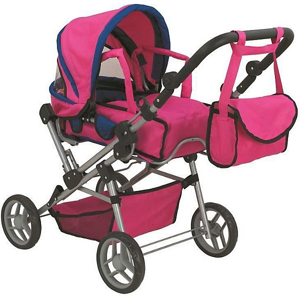 

Коляска для кукол Buggy Boom Infinia, малиново-синяя, Blau/lila