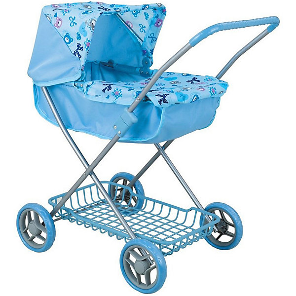 фото Коляска для кукол Buggy Boom Mixy, голубая