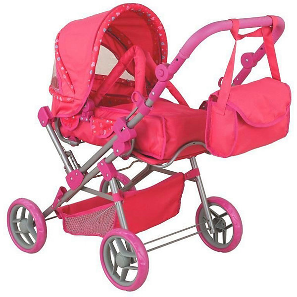 

Коляска для кукол Buggy Boom Infinia, розовая, Розовый