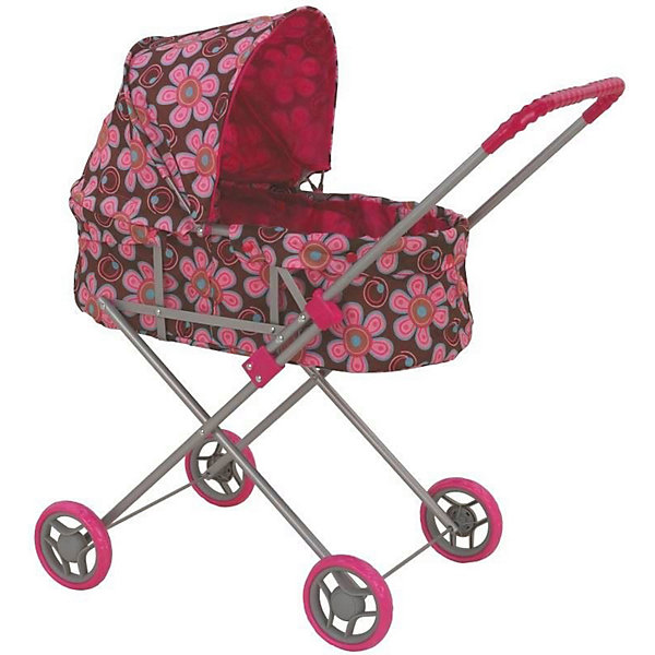 

Коляска для кукол Buggy Boom Mixy, розовая, Розовый