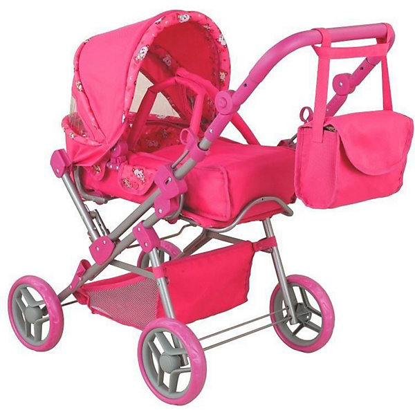 

Коляска для кукол Buggy Boom Infinia, розовая, Розовый