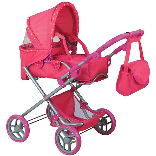 

Коляска для кукол Buggy Boom Infinia, розовая, Розовый