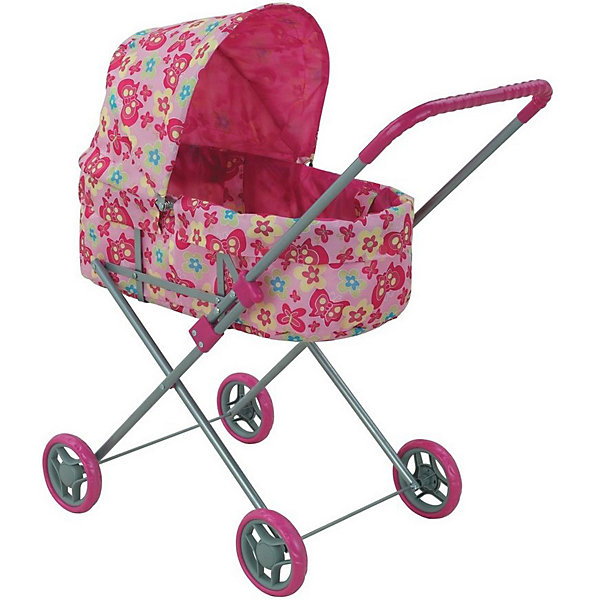 

Коляска для кукол Buggy Boom Mixy, розовая, Розовый