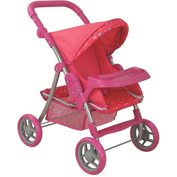 

Коляска для кукол Buggy Boom Skyna, розовая, Розовый