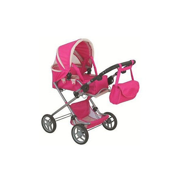 

Коляска для кукол Buggy Boom Infinia, розовая, Розовый