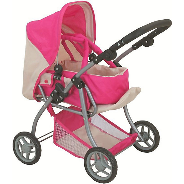 

Коляска для кукол Buggy Boom Infinia, розовая, Розовый