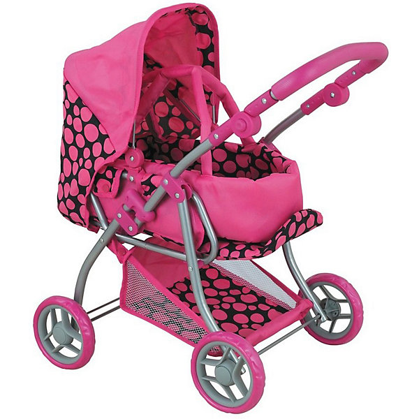 

Коляска для кукол Buggy Boom Infinia, розовая, Розовый