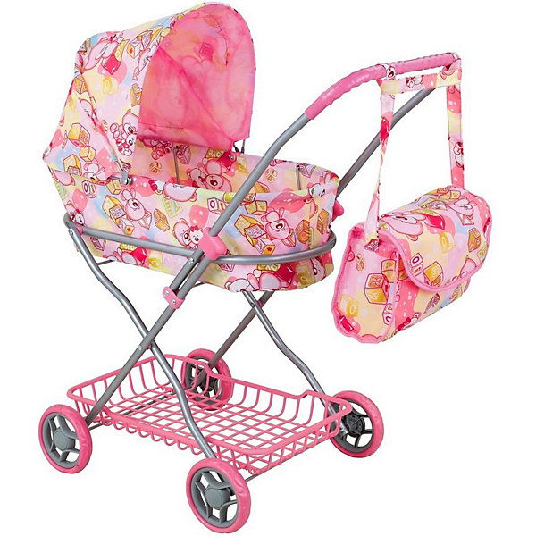

Коляска для кукол Buggy Boom Mixy, светло-розовая, Розовый