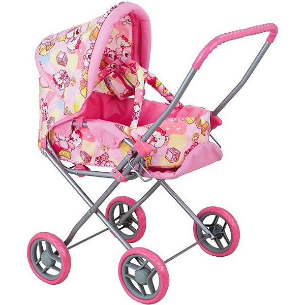 

Коляска-трансформер для кукол Buggy Boom Mixy, розовая, Розовый