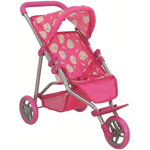 

Коляска для кукол Buggy Boom Nadin, розовая, Розовый