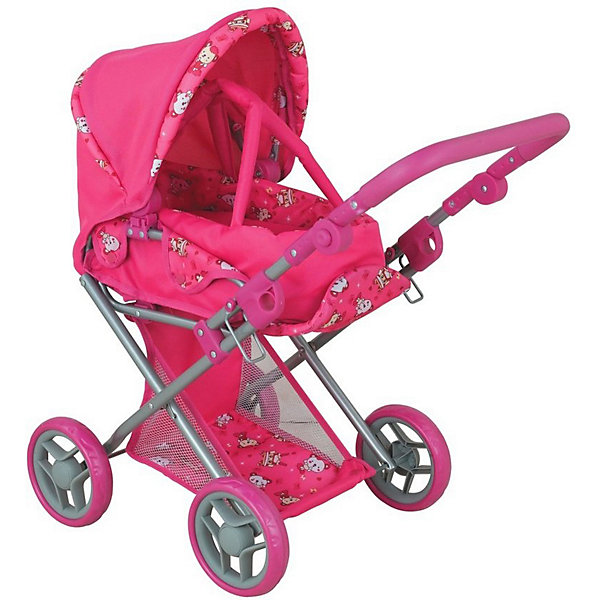 

Коляска для кукол Buggy Boom Infinia, розовая, Розовый