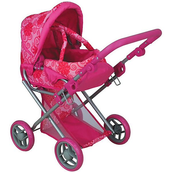 

Коляска для кукол Buggy Boom Infinia, розовая, Розовый