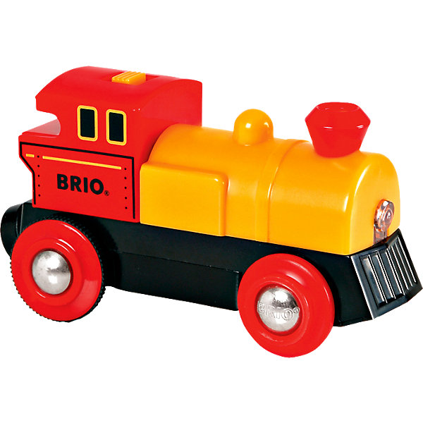 

Паровоз BRIO со светом, желтый