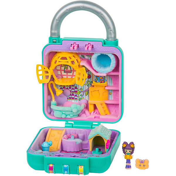 

Замочек с секретом "Shopkins Lil’ Secrets" Зоомагазин, зелёный, Бирюзовый