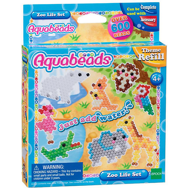 

Набор для творчества Aquabeads "Зверюшки в зоопарке, Синий, Набор для творчества Aquabeads "Зверюшки в зоопарке"