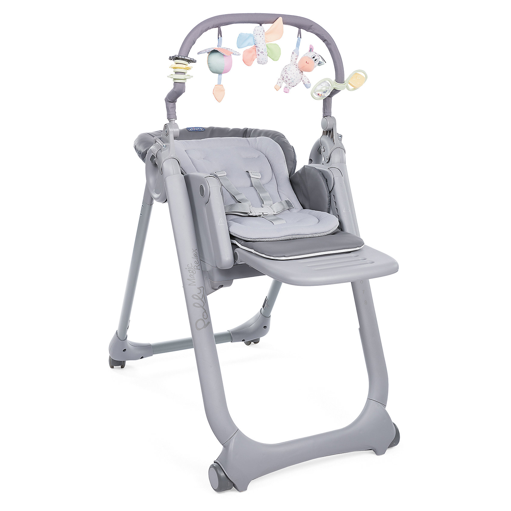 фото Стульчик Chicco Polly Magic Relax, graphite