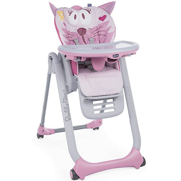 

Стульчик Chicco Polly 2 Start, miss pink, Розовый
