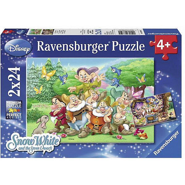 

Пазл Ravensburger "Disney" Семь гномов 2 шт, 24 элемента