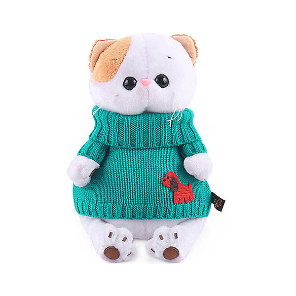 

Мягкая игрушка Budi Basa Кошечка Ли-Ли в зеленом свитере, 24 см, Белый