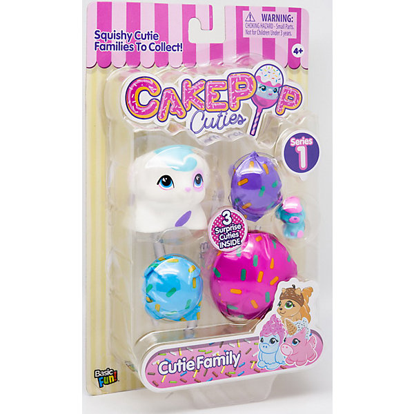 

Набор игрушек-антистресс Cake Pop Cuties "Families", 1 серия