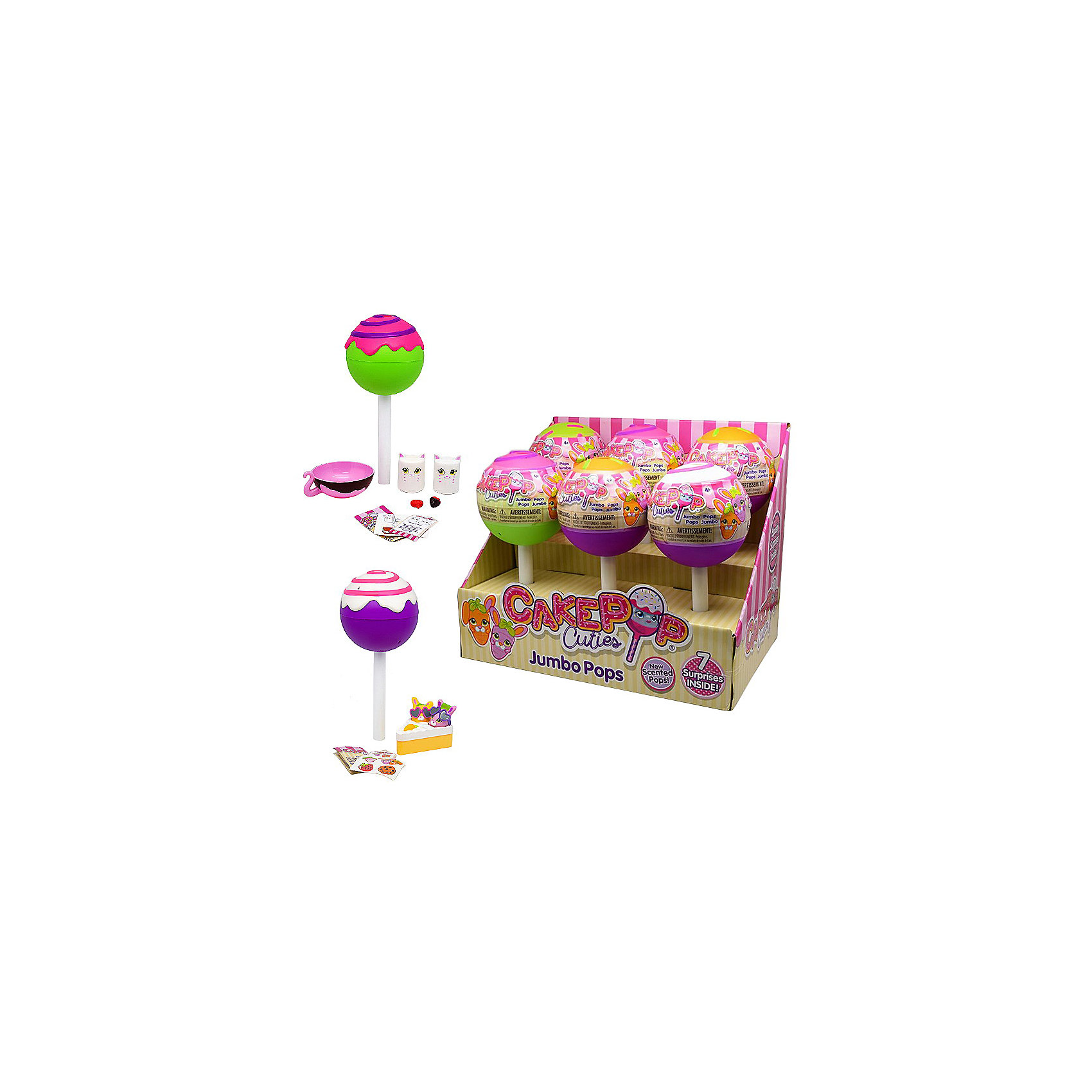 фото Игрушка-антистерсс Cake Pop Cuties "Jumbo Pop Single", в закрытой упаковке Basic fun