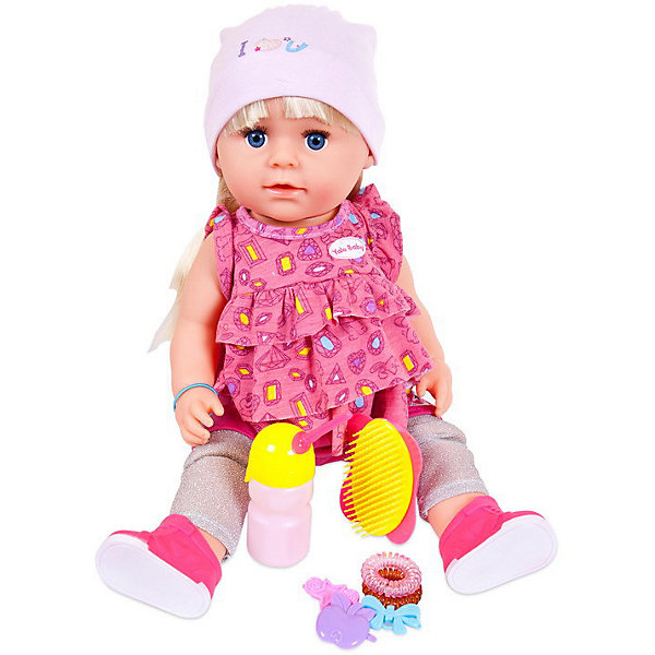 фото Интерактивная кукла ABtoys "Baby Boutique" пьёт и писает, 45 см с аксессуарами