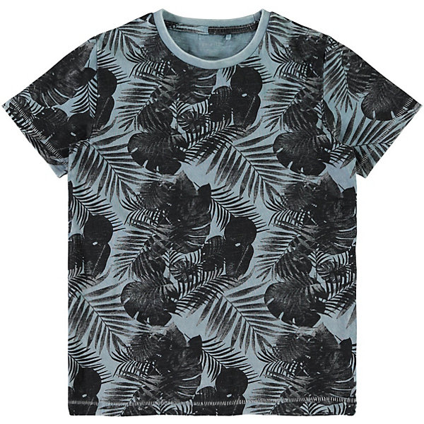 

Футболка Name it для мальчика, Grau/schwarz
